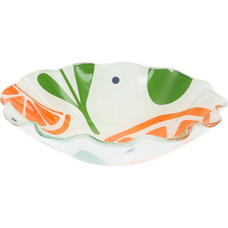 Oranges 6" Glass Bowl