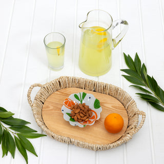 Oranges 6" Glass Bowl