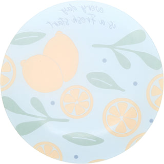 Lemons 8" Glass Appetizer Plate