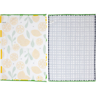 Lemons Tea Towel Gift Set (2 - 20" x 28")
