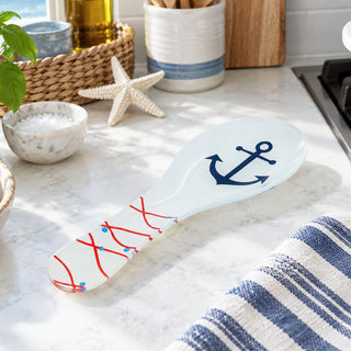 Lake 9.25" Glass Spoon Rest