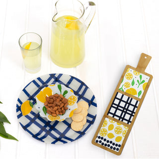 Lemons 16.5" Bamboo & Ceramic Tile Trivet