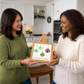 Ornaments 7.5" Bamboo & Ceramic Tile Trivet