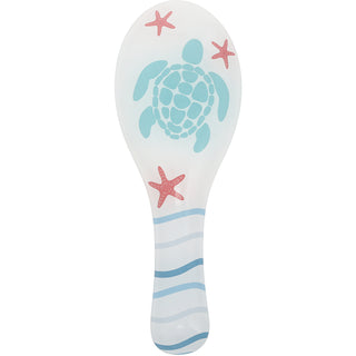 Coastal 9.25" Glass Spoon Rest