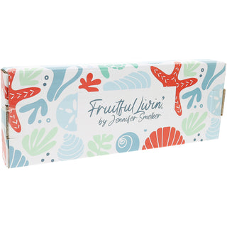 Coastal 9.25" Glass Spoon Rest