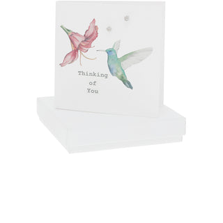 Thinking of You 4mm Sterling Silver Cubic Zirconia Stud Earrings