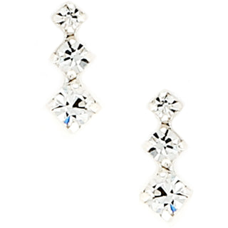 Hello Gorgeous 10mm Sterling Silver Cubic Zirconia Drop Earrings