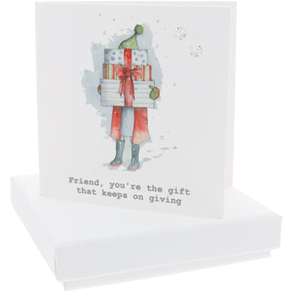 Keeps on Giving 5mm Sterling Silver Cubic Zirconia Stud Earrings