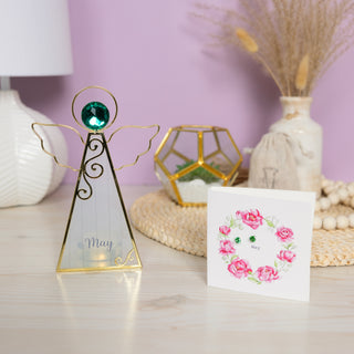 May 5mm Sterling Silver Cubic Zirconia Stud Earrings