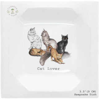 Cat Lover 3.5" Keepsake Dish