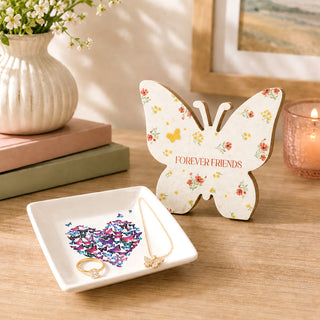 Butterflies 3.5" Keepsake Dish
