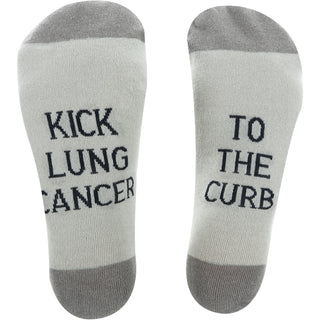 Lung Cancer S/M Unisex Sock