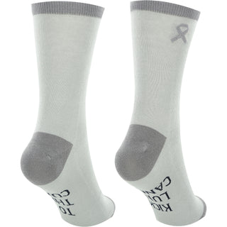Lung Cancer S/M Unisex Sock