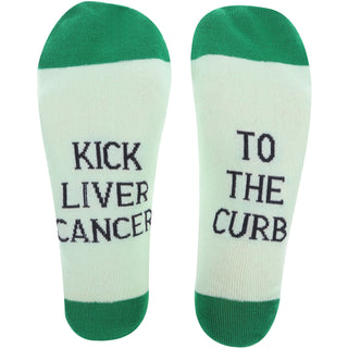 Liver Cancer S/M Unisex Sock
