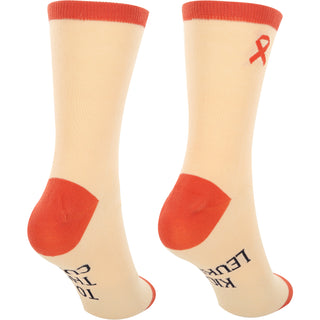 Leukemia Unisex Sock