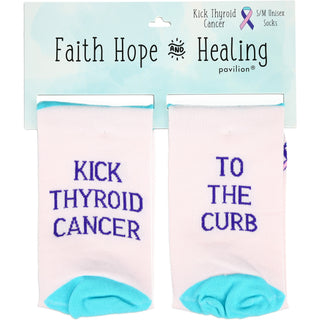 Thyroid Cancer S/M Unisex Sock