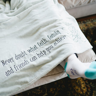 Thyroid Cancer S/M Unisex Sock