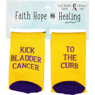 Bladder Cancer S/M Unisex Sock