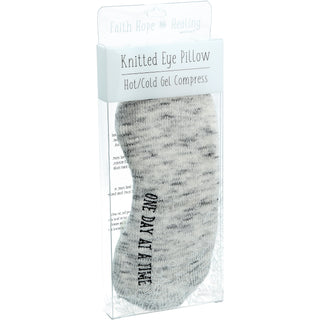 One Day Knitted Eye Pillow Hot or Cold Gel Compress