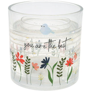 The Best 5 oz Refillable Soy Wax Candle with LED Accents