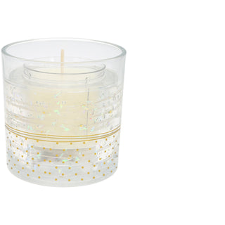 Mr. & Mrs. 5 oz Refillable Soy Wax Candle with LED Accents