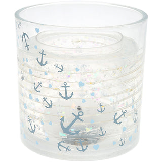 Anchors 5 oz Refillable Soy Wax Candle with LED Accents