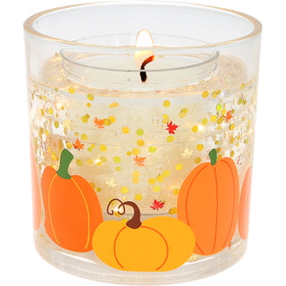 Harvest 5 oz Refillable Soy Wax Candle with LED Accents