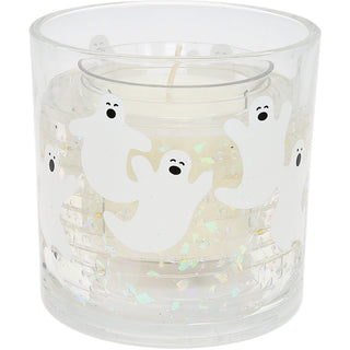 Halloween 5 oz Refillable Soy Wax Candle with LED Accents