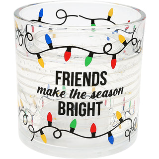 Lights 5 oz Refillable Soy Wax Candle with LED Accents