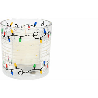 Lights 5 oz Refillable Soy Wax Candle with LED Accents