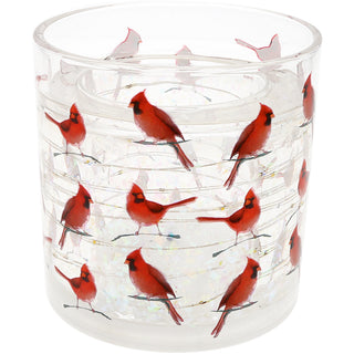 Cardinals 5 oz Refillable Soy Wax Candle with LED Accents
