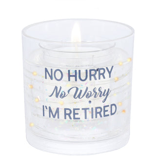 Retired 5 oz Refillable Soy Wax Candle with LED Accents