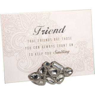 Friend 5" x 7" Jeweled Photo Frame