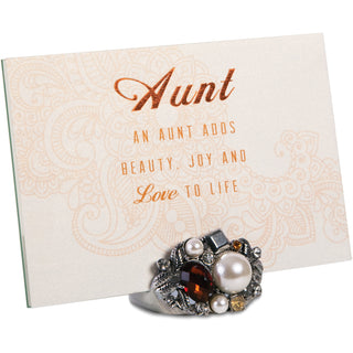 Aunt 5" x 7" Jeweled Photo Frame