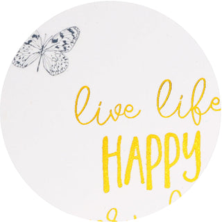 Live Life 4.5" x 4.5" Plaque