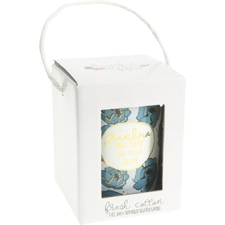 Grandma 7 oz 100% Soy Wax Candle Scent: Fresh Cotton