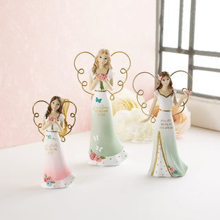 Aunt 5.5" Angel Holding Butterfly