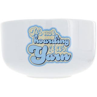 Hoarding 3.5" Ceramic Yarn Bowl