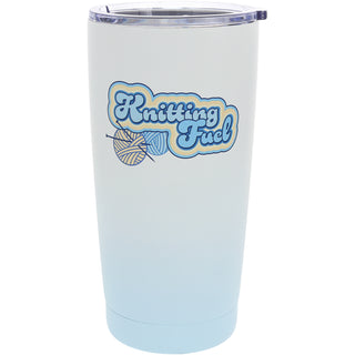 Knitting Fuel 20 oz Travel Tumbler