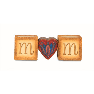 Mom 3.5" x 1.25" Block Plaque