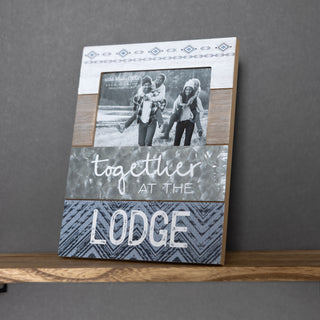At The Lodge 7.75" x 10" Frame (Holds 4" x 6" Photo)