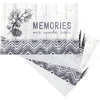 Memories 17.75" x 11.75" PVC Placemats (Set of 4)