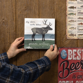 Peace Within 8" x 8" MDF Plaque