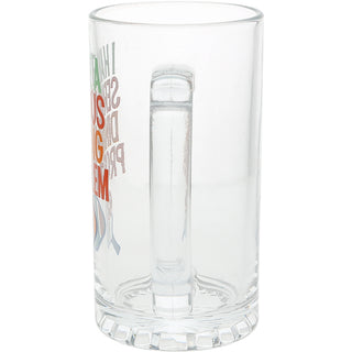 Dinking Problem 16 oz Glass Stein