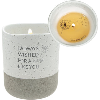 Nana Like You 10 oz - 100% Soy Wax Reveal Candle
Scent: Tranquility