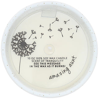 Aunt Like You 10 oz - 100% Soy Wax Reveal Candle Scent: Tranquility