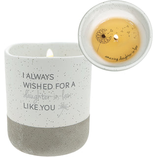 Daughter-In-Law Like You 10 oz - 100% Soy Wax Reveal Candle Scent: Tranquility