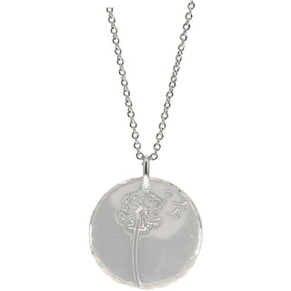 Grandma 16.5"-18.5" Engraved Rhodium Plated Necklace