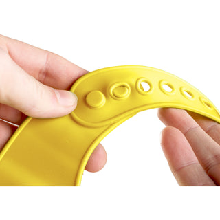 Yellow Mini Monster 12" Silicone Catch All Bib