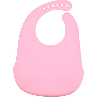 Pink Cupcake Monster 12" Silicone Catch All Bib